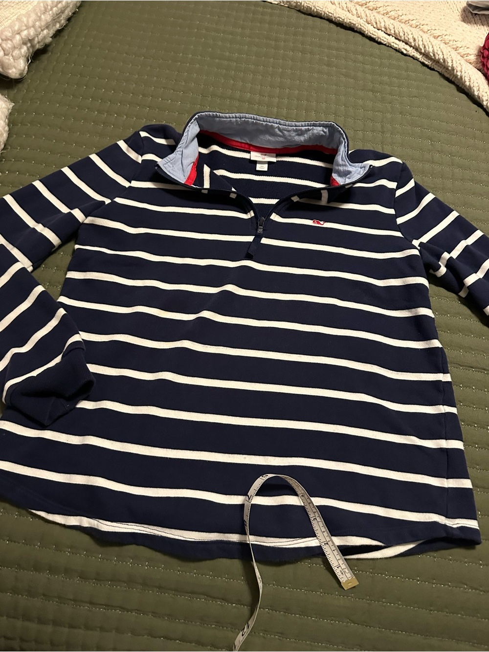 Vineyard Vines Striped Navy & White women’s Pullover Top